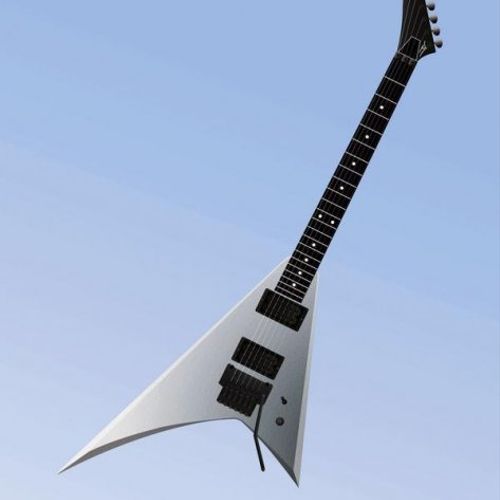 Flying V guitar. Created in Adobe Illustrator