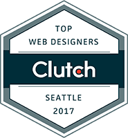 Award by Clutch: Top Web Designers in Seattle 2017