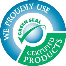 Our products of choice for cleaning are Green Seal