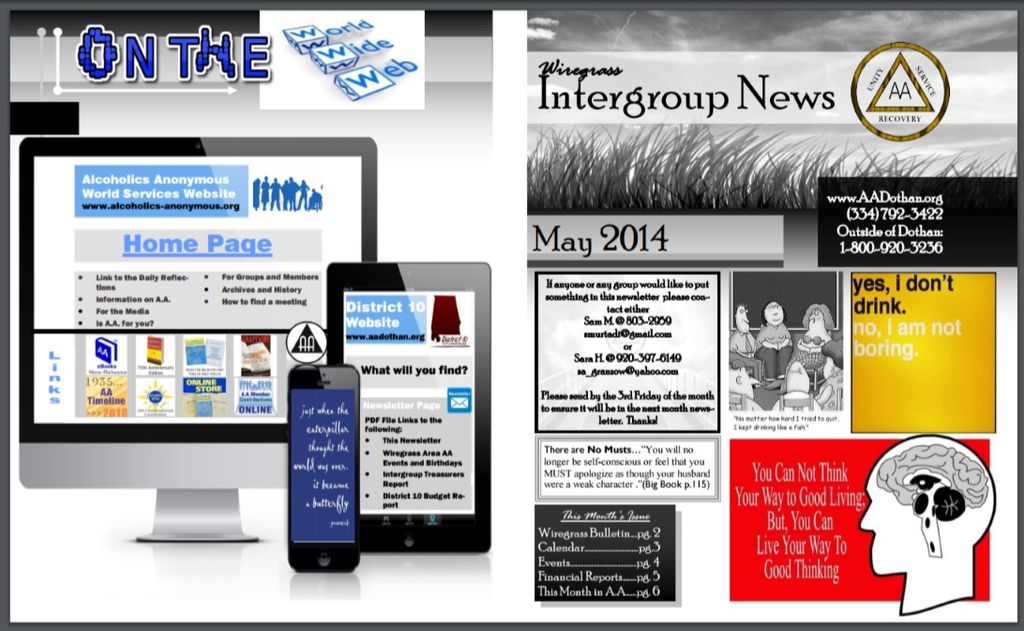 Newsletter layout