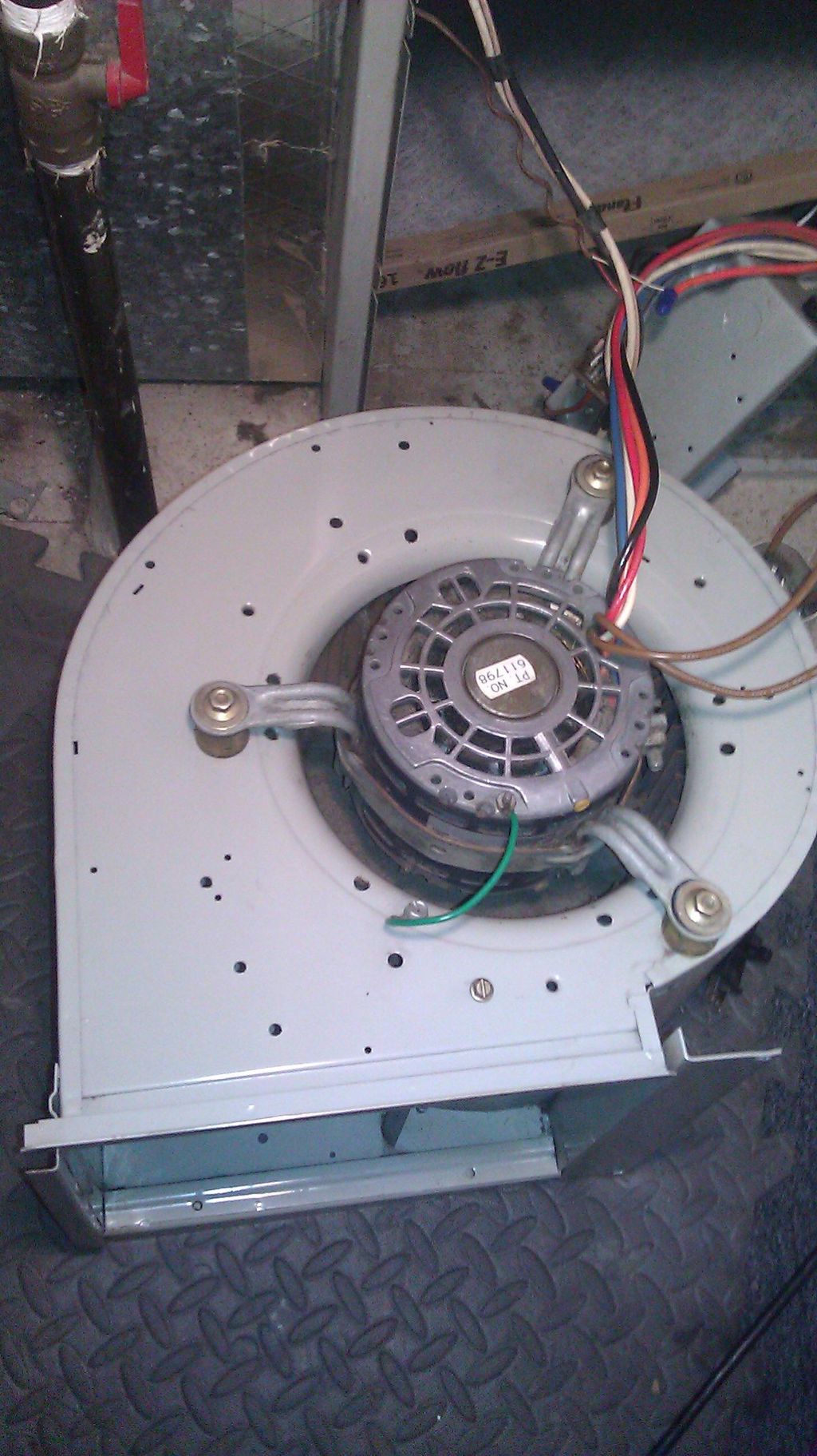 Same blower motor cleaned and reinstalled 