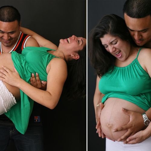 Maternity Photo Session at my studio in Los Angele