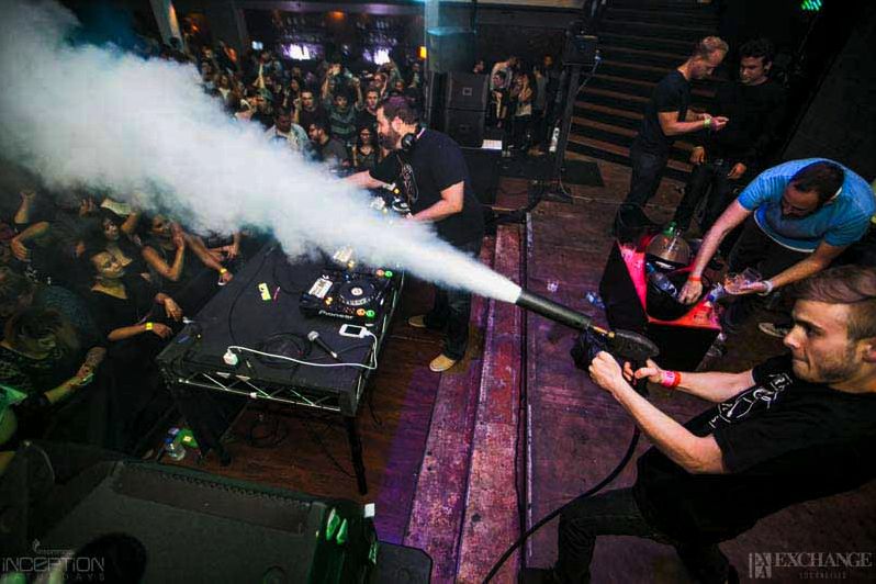 On Stage with Claude VonStroke at Exchange, Los An