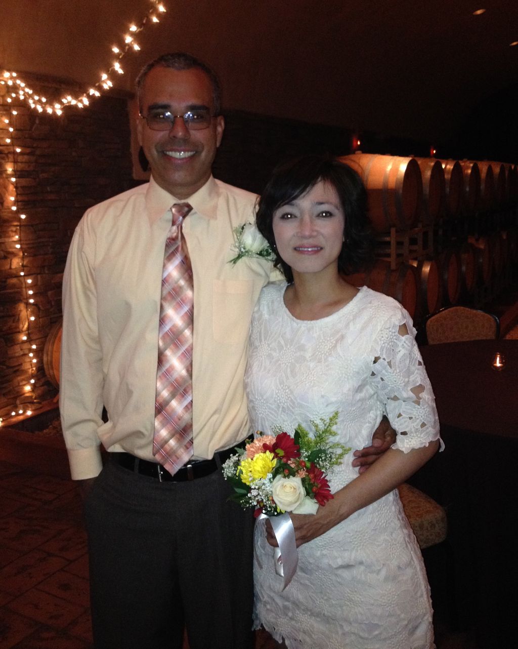 Raymond and Gloria had a beautiful, personal cerem