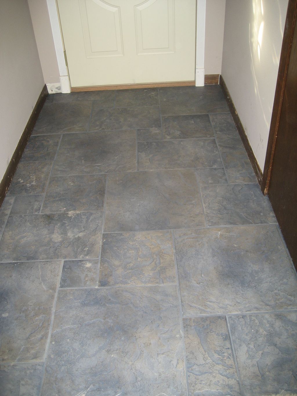 Entryway tile.