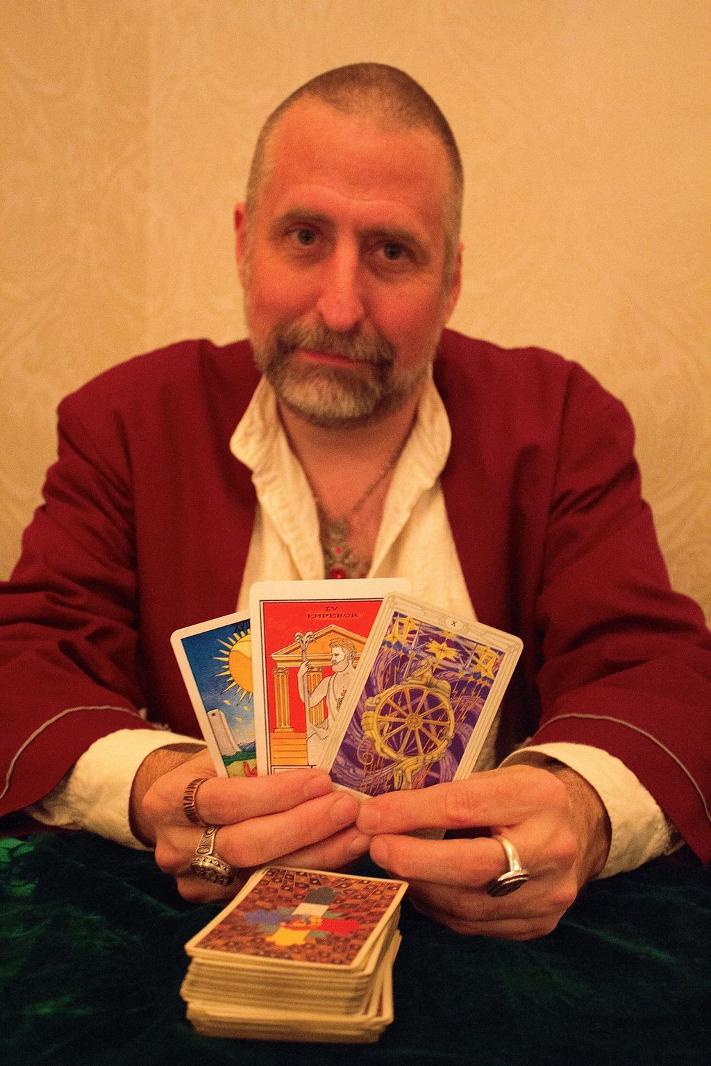 Different cards for different readings.