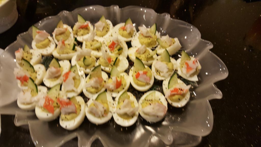 California Roll Deviled Eggs