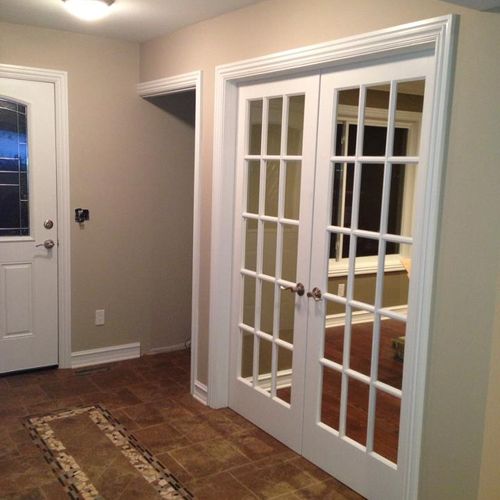 French Doors always add a great look for offices, 