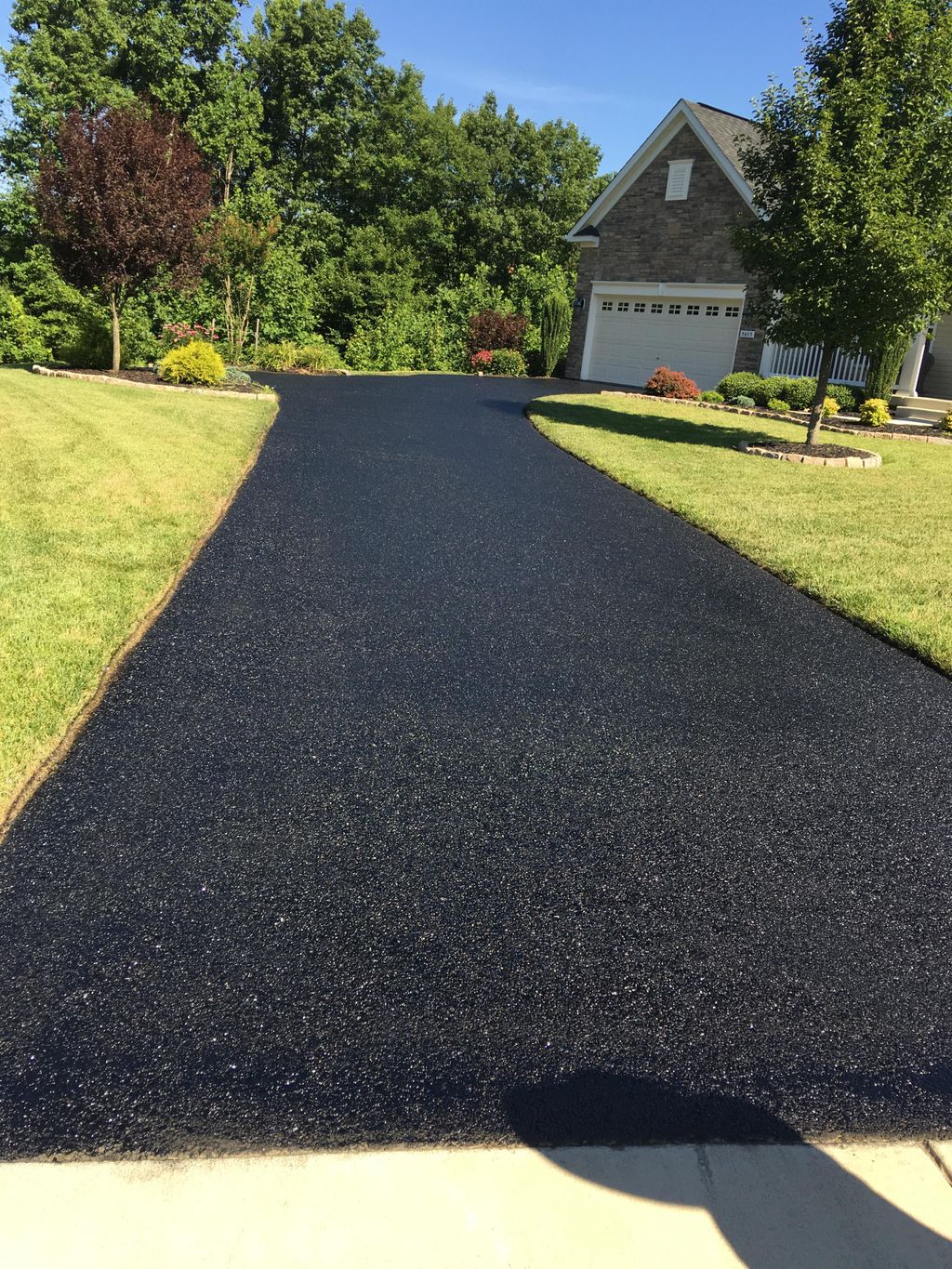 Paved and sealcoated