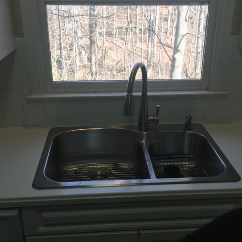 After sink replacement