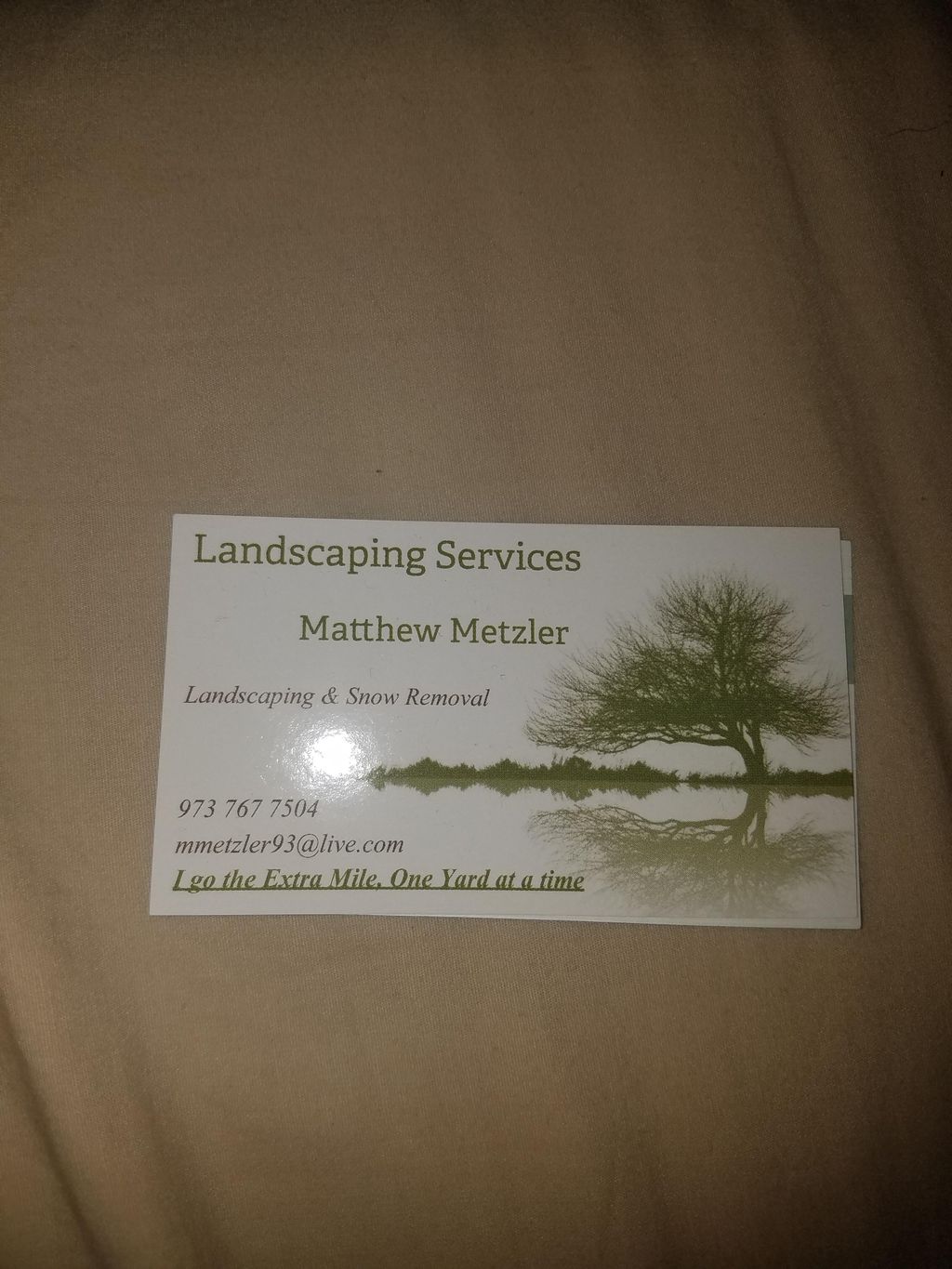 matthew metzler landscaping