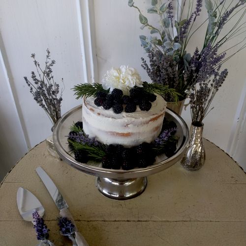 A cake I created and decorated for the styled shoo
