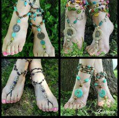 Barefoot sandals we custom make! 