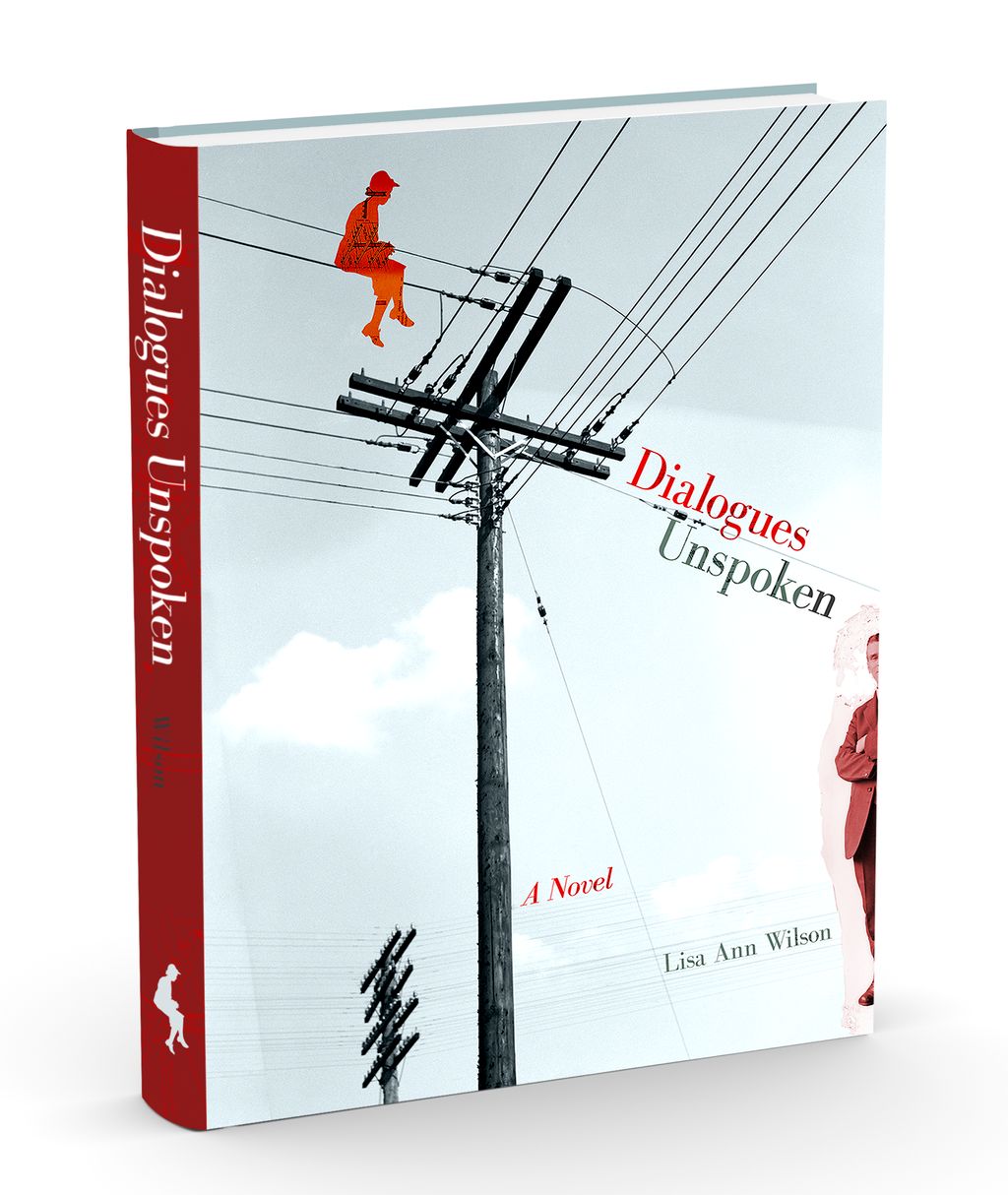 A book cover design for a novel about a switchboar