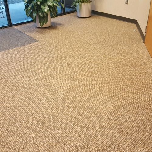 Commercial office carpeting in Hauppauge
