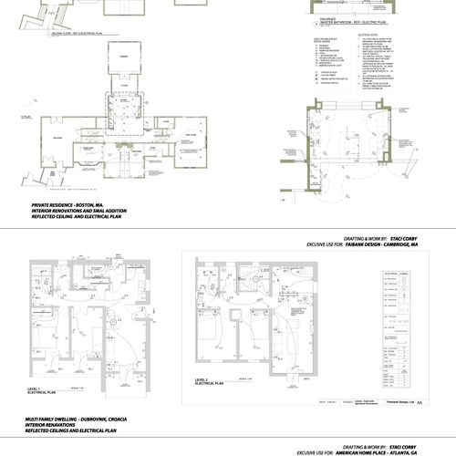 Residential - Electrical plans