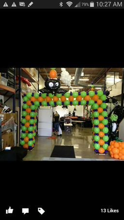 we can make balloon sculptures and arch themed to 