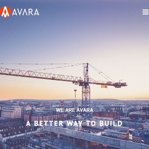 Branding Identity and web design for Avara Constru