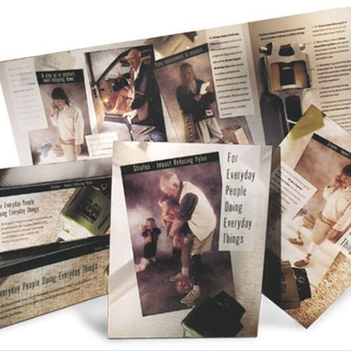 Packaging, Brochures, Direct Mail, and Ads All Tie