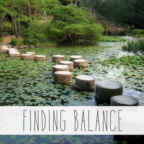 This is an article I wrote on Finding Balance in a