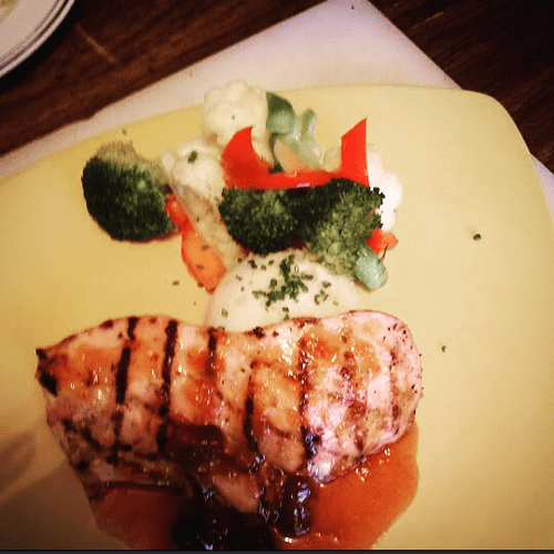 Grilled Chicken Breast served with Cranberry and G