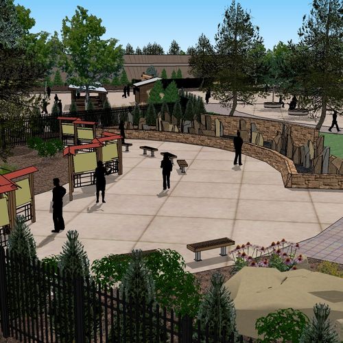 Community Amphitheater Site - CG Rendering