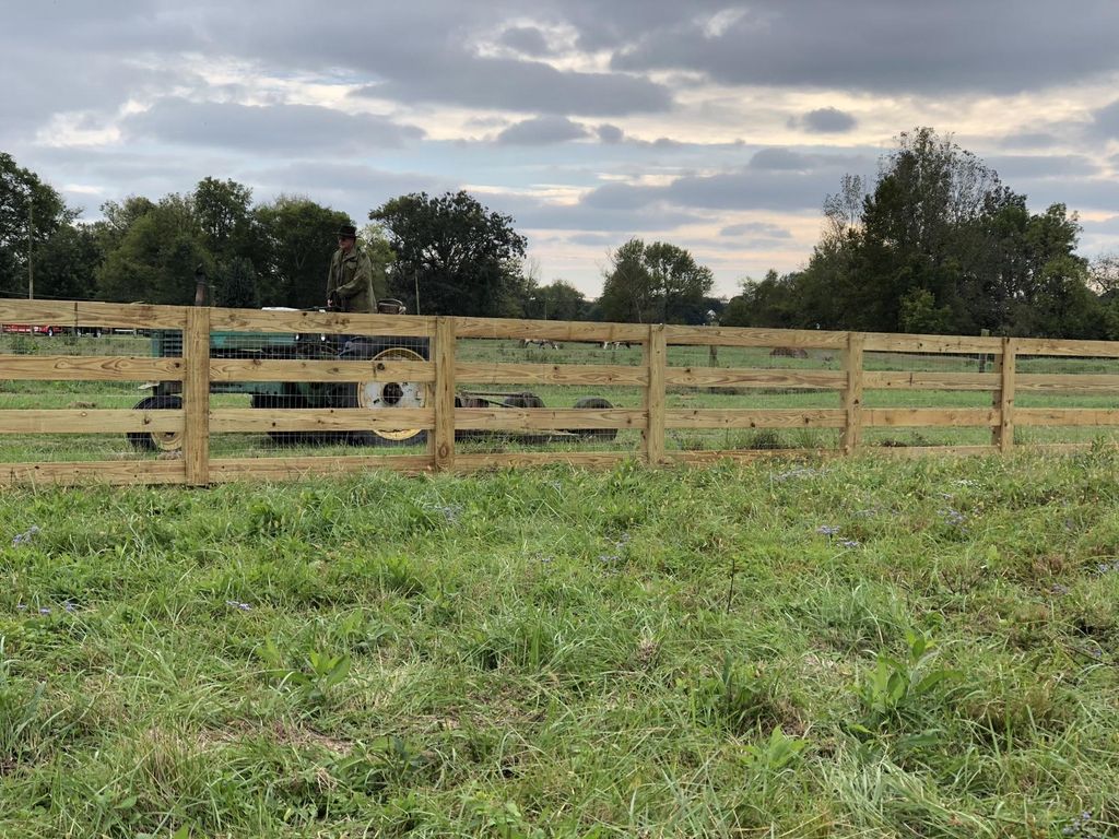 4 Rail Farm Fence