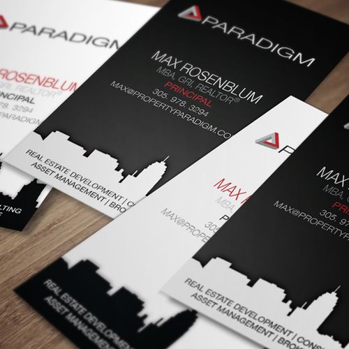 Brand and Business card design for Paradigm Proper