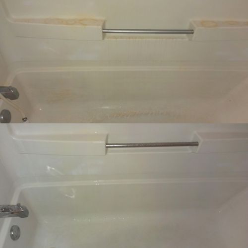 Before and After cleaning