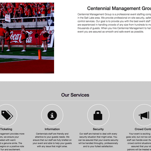 Centennial Management Website 2/3