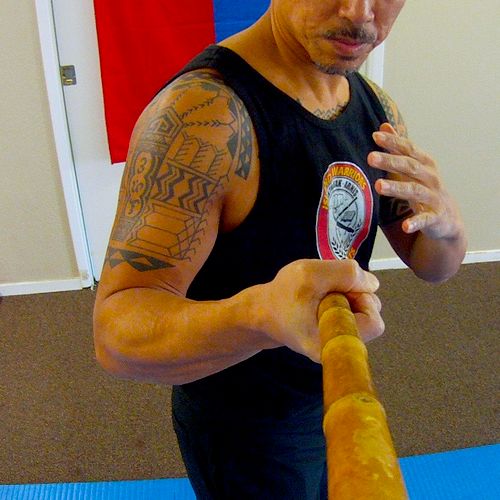 Master Mel at Island Warriors Martial Arts Dojo.