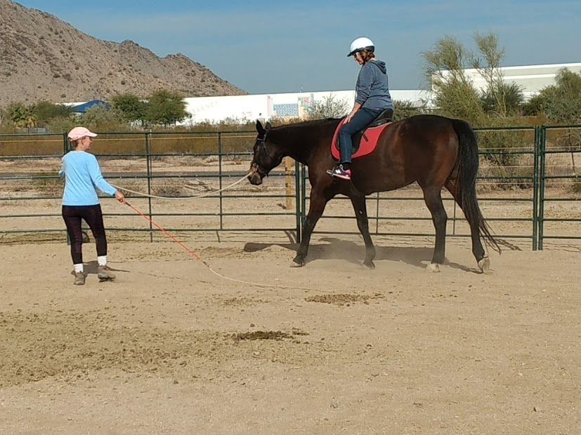Concentrated lessons include work on the line.