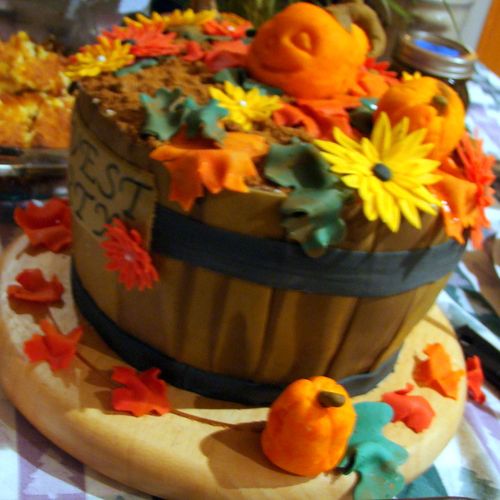 Harvest Basket Cake