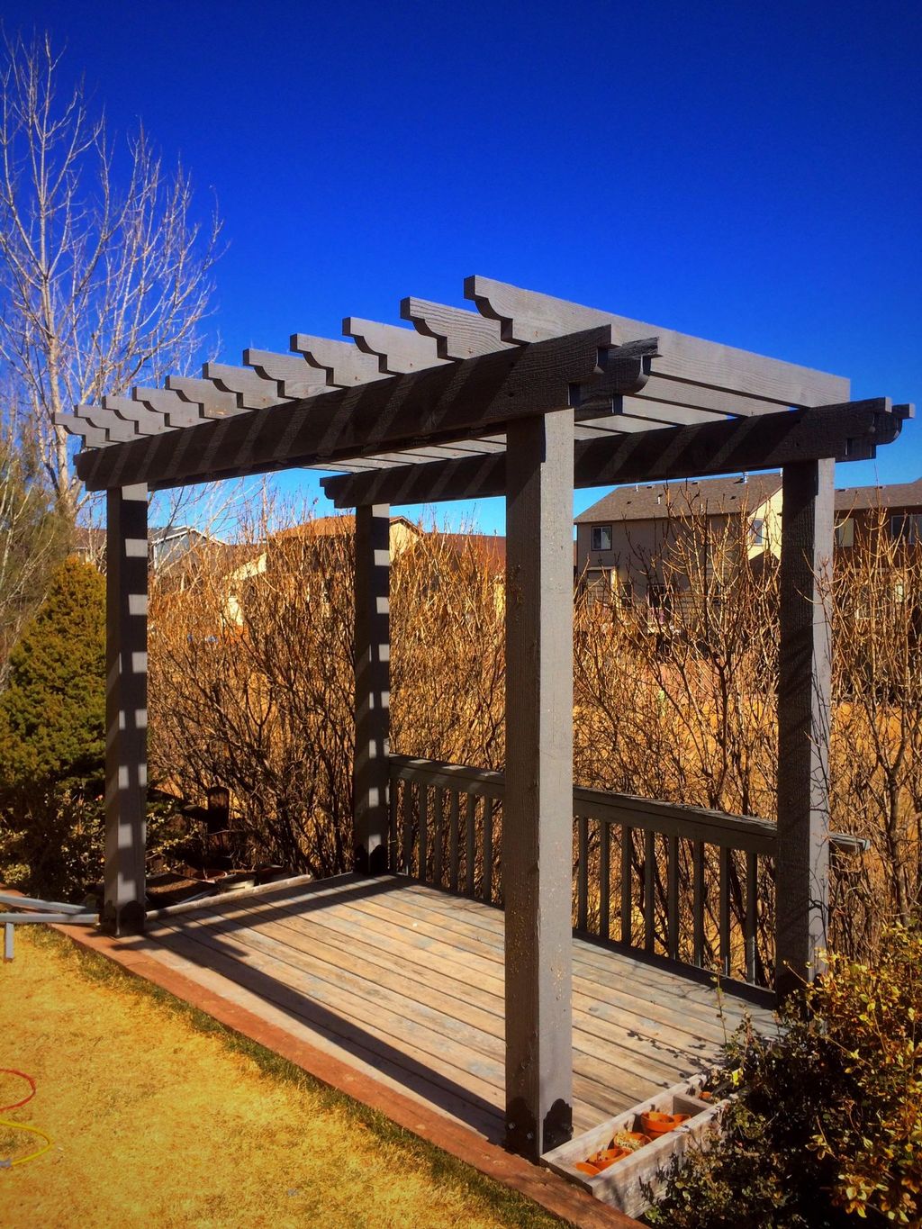 Outdoor living at its finest. Always fun building 