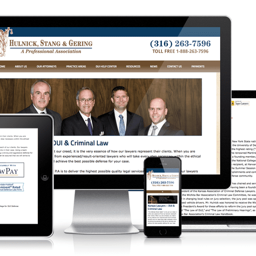 Hulnick Law Office - Website Design