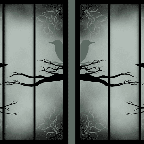 Dark Gothic Ravens - Graphic Image Sample