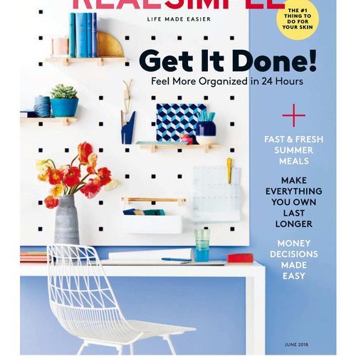 Blue Sky Painting featured in Real Simple Magazine
