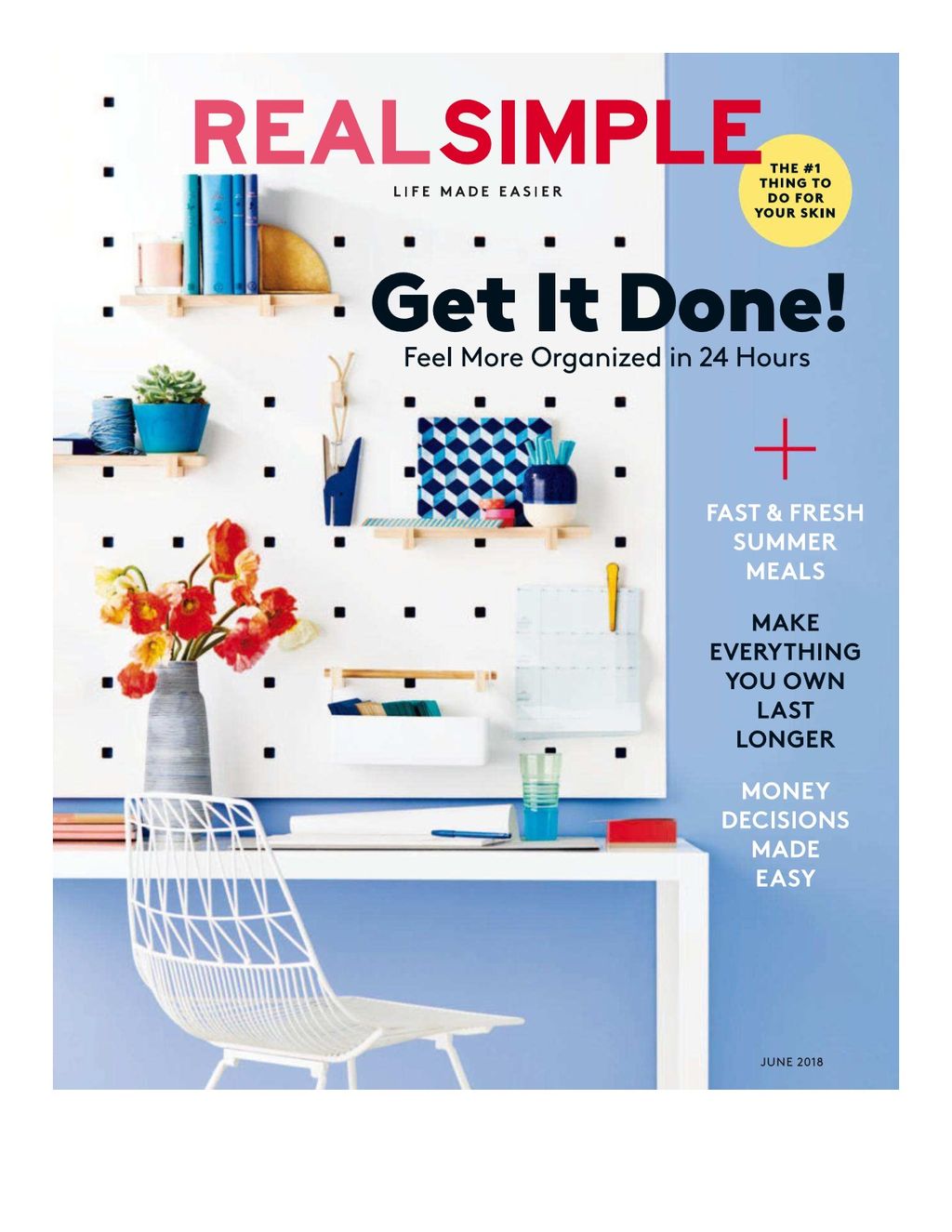 Blue Sky Painting featured in Real Simple Magazine