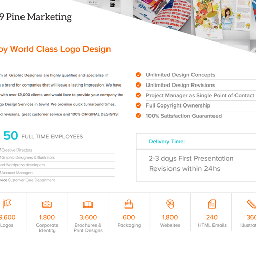 We offer World Class Logo Design!