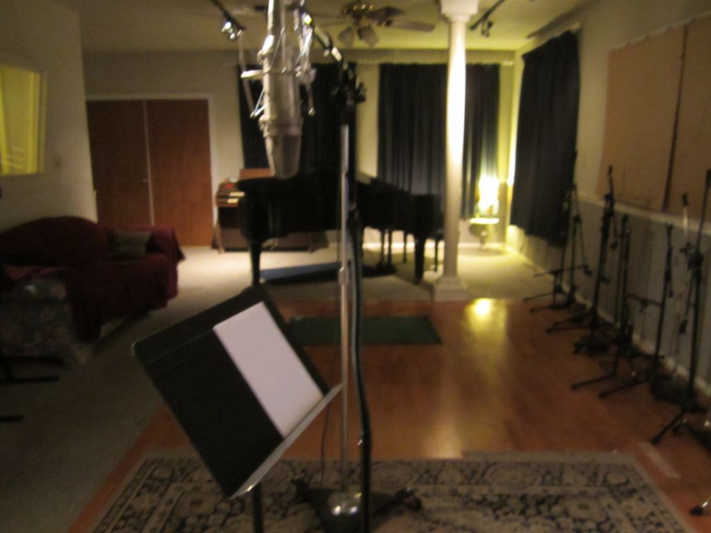 Neuman U67 microphone in the "A" Room Studio
