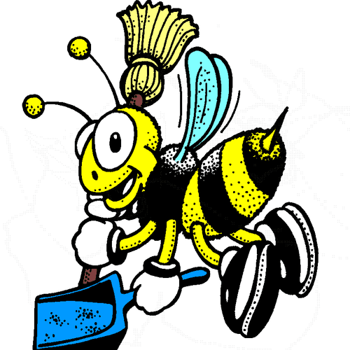 I am a clean and busy bee