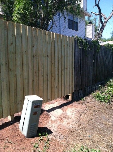 After. Provided cleanup and finished fencing