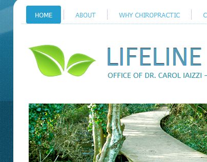 Website for Lifeline Chiropractic