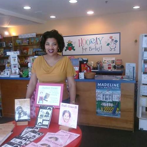 Enjoying a book signing in Washington, DC featurin