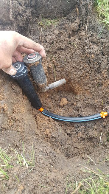 Replaced every 2 inch spray head on a commercial s