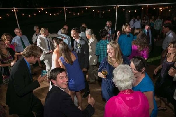 This wedding dance party went til midnight!