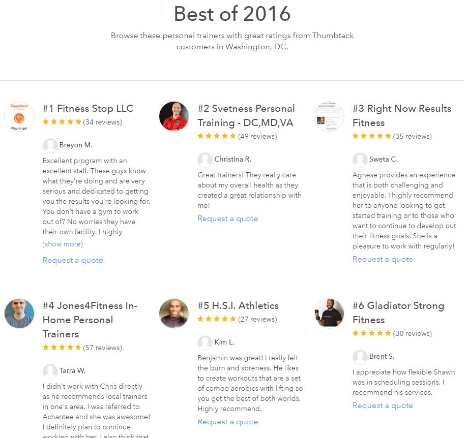 RATED #1 THREE YEARS IN A ROW IN THE DC AREA! Now 