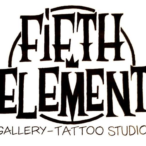 Hand drawn logo created for a tattoo studio called