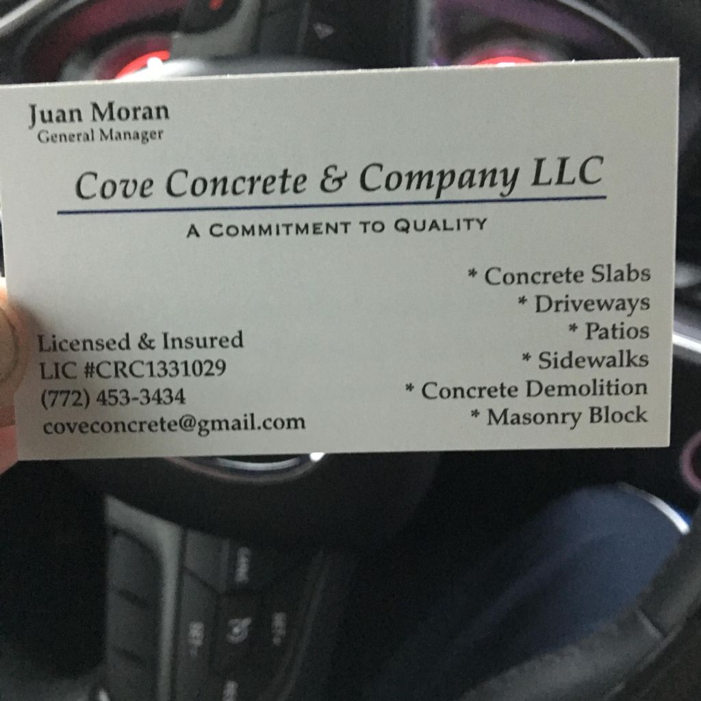 Cove concrete & Co LLC