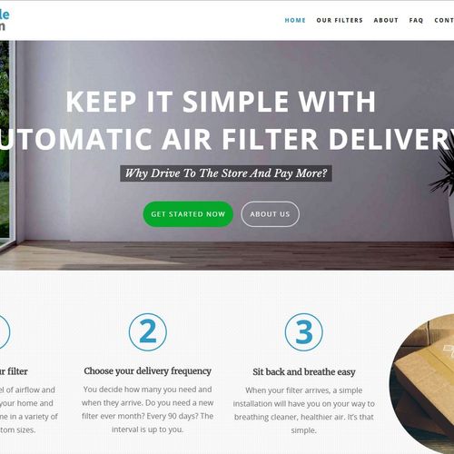 New eCommerce Wordpress website for automated AC f